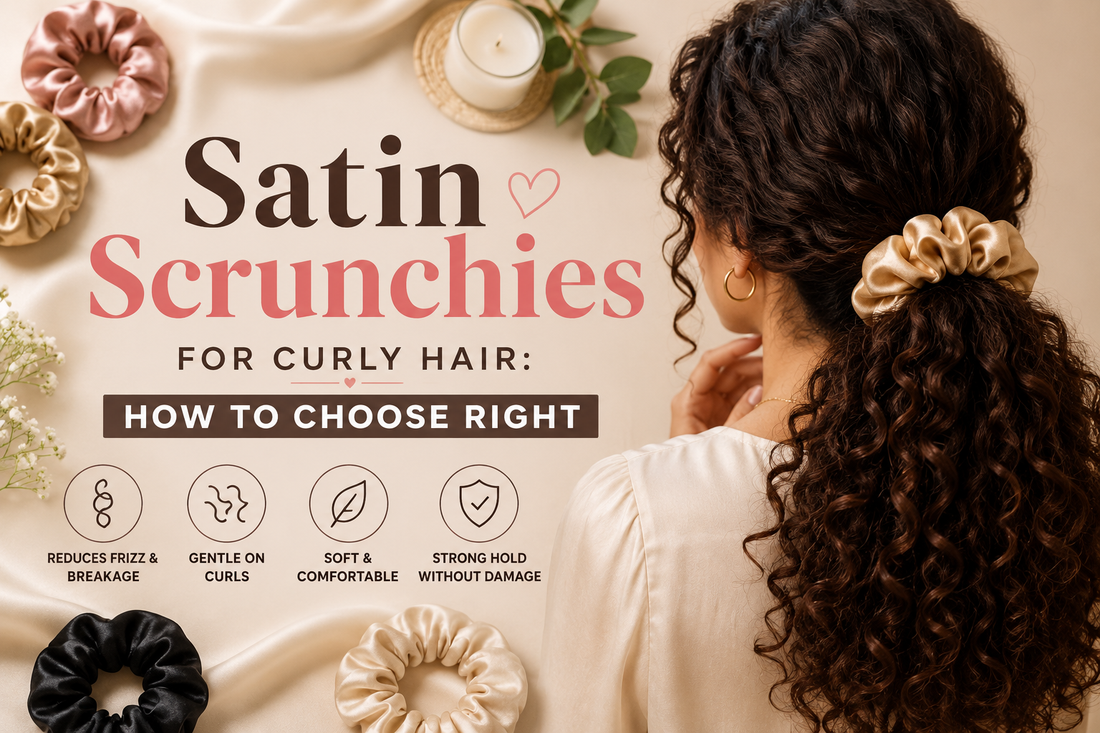Satin scrunchies for curly hair: How to choose right
