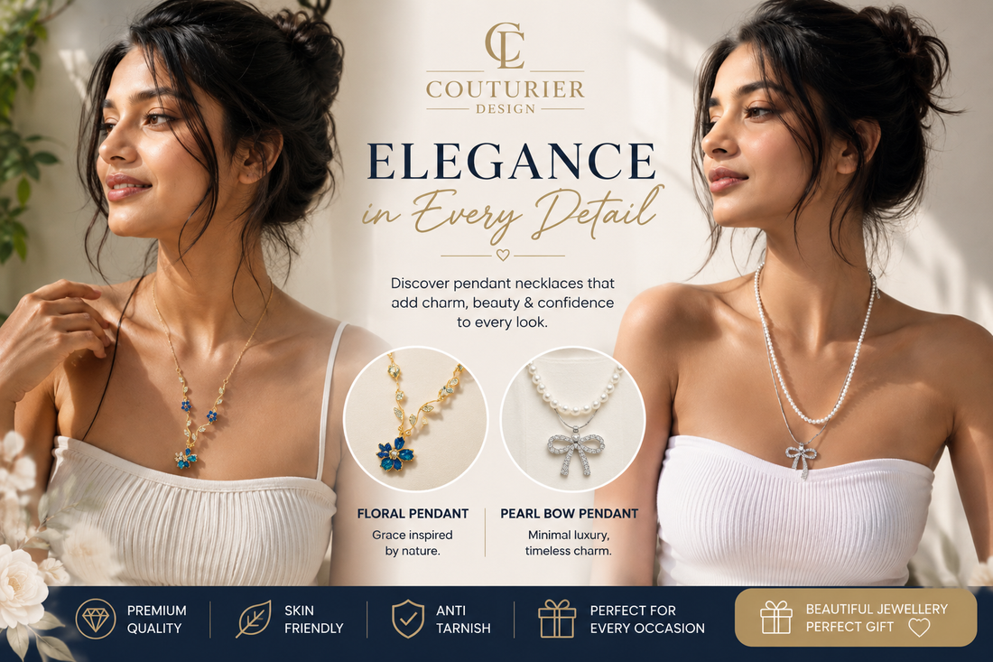 Elegant Pendant Necklaces for Women - Elevate Your Look with Timeless Jewelry Trends - Couturier Design
