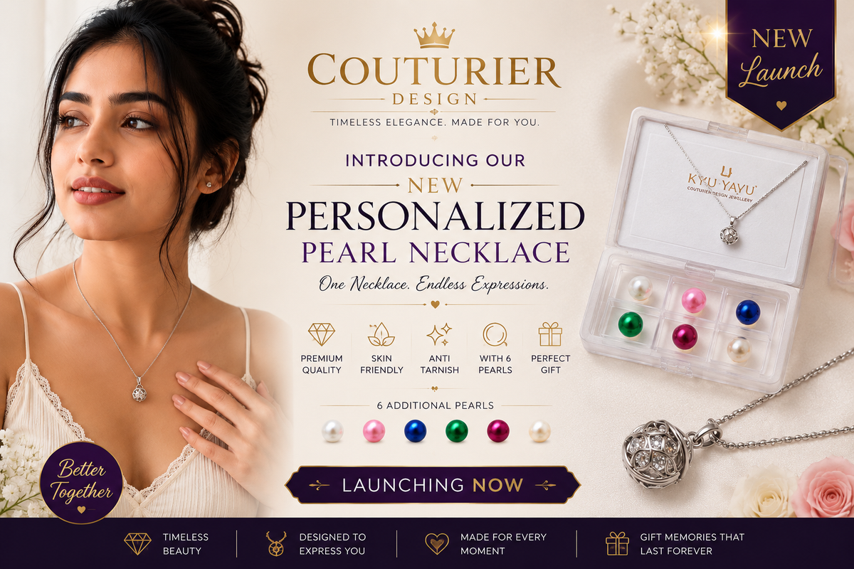 Couturier Design Unveils Personalized Pearl Necklace Collection for a Timeless Jewellery Experience - Couturier Design
