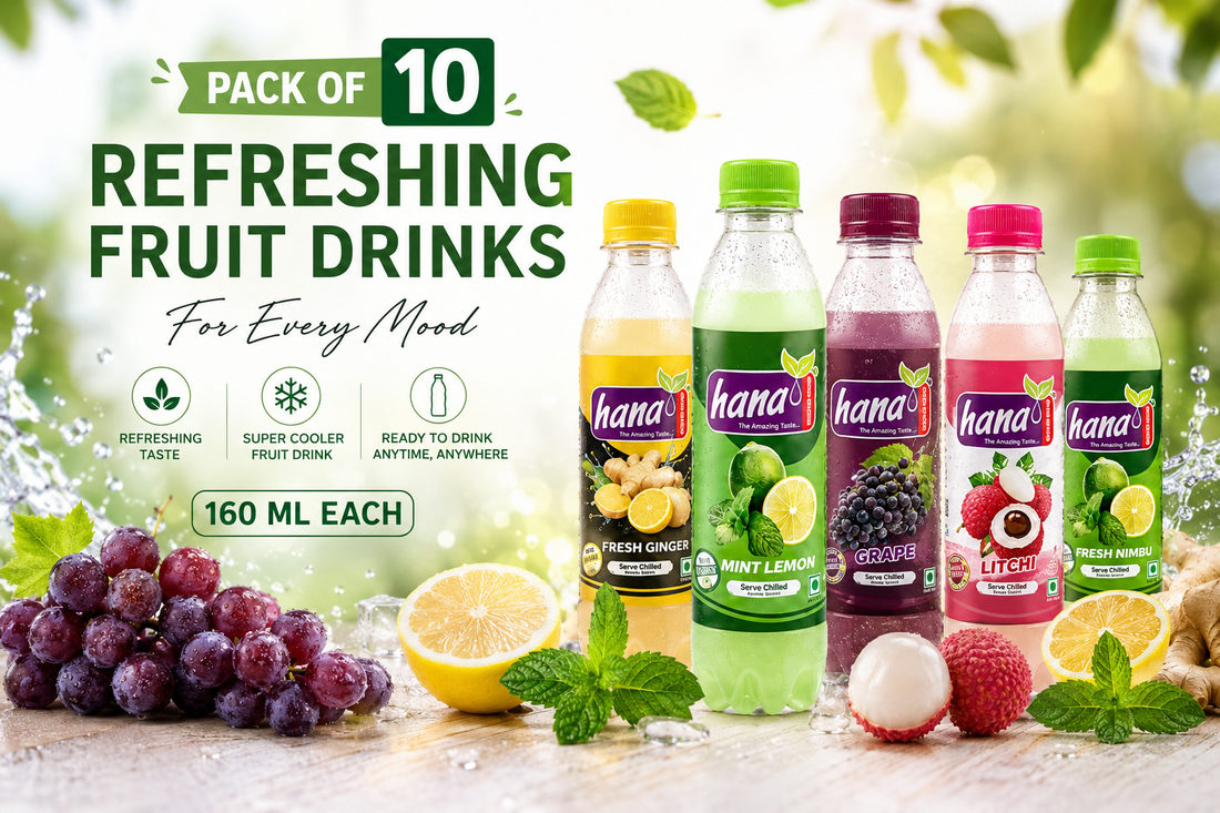 Refresh Your Day with Hana Fruit Juice Pack of 10 – Ideal Beverage for Every Occasion - Couturier Design
