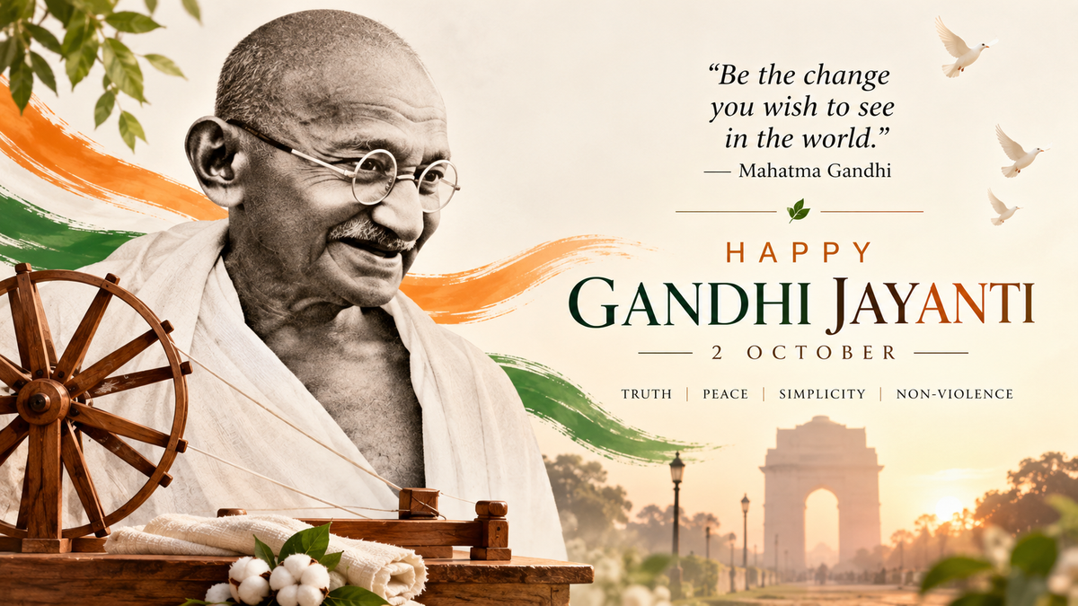 Gandhi Jayanti 2026: Remembering Truth, Peace and Simplicity