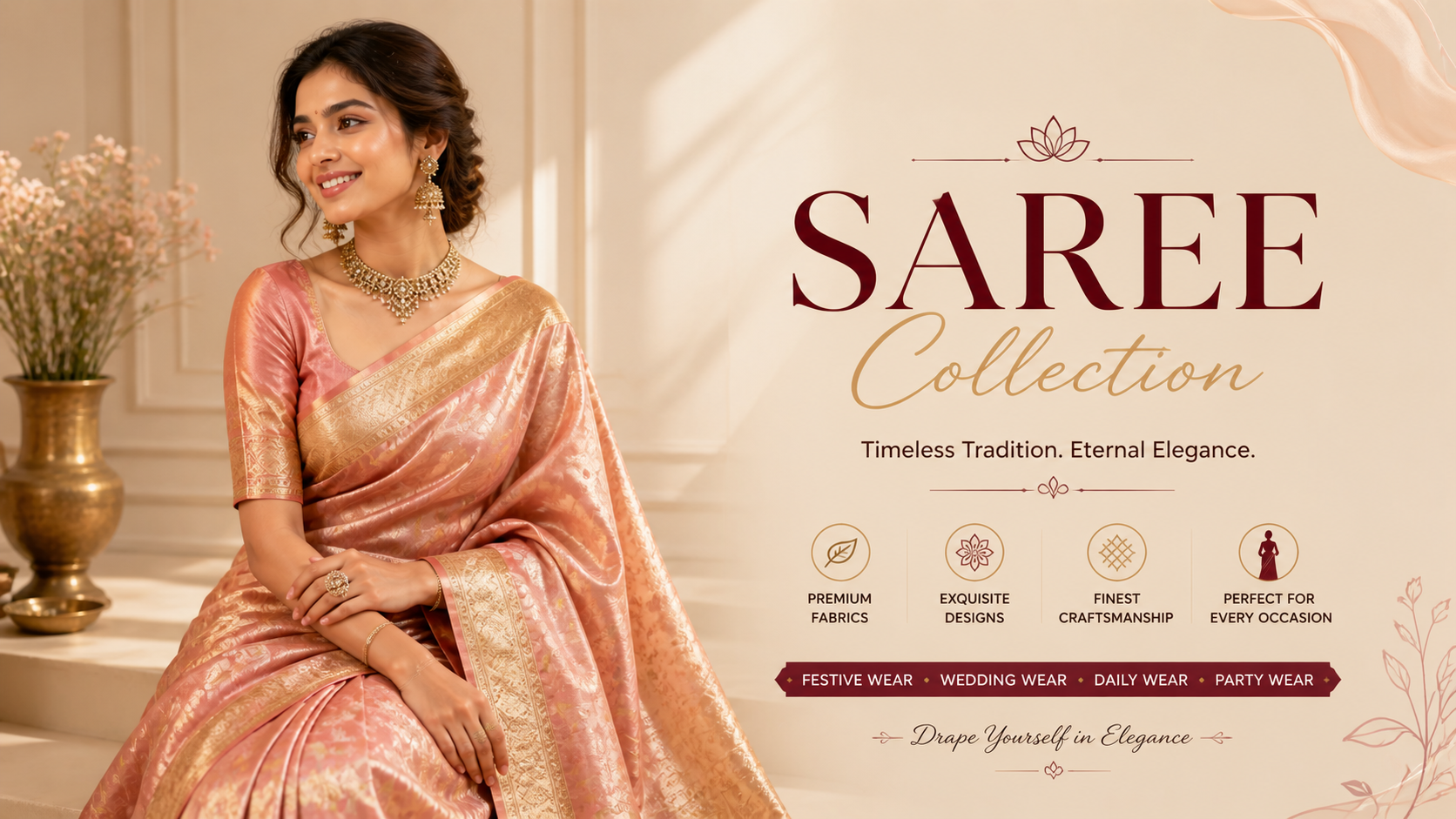 Saree Collection – Elegant Traditional & Modern Drapes for Women