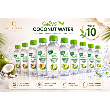 Swing coconut water bottle multipack, 10 plastic bottles