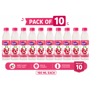 10-pack Hana litchi ready-to-drink bottles, 160 ml
