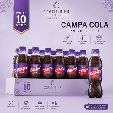 Campa Cola soft drink pack of 10 bottles, cola