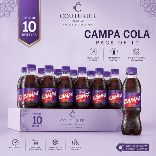 Campa Cola soft drink pack of 10 bottles, cola