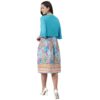 Women's Midi/Knee Length Cotton Dress for Women Floral Printed Summer - Image 3