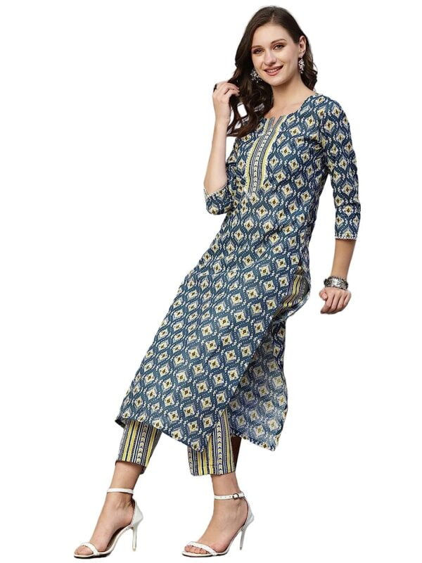 straight printed kurta - COUTURIER DESIGN