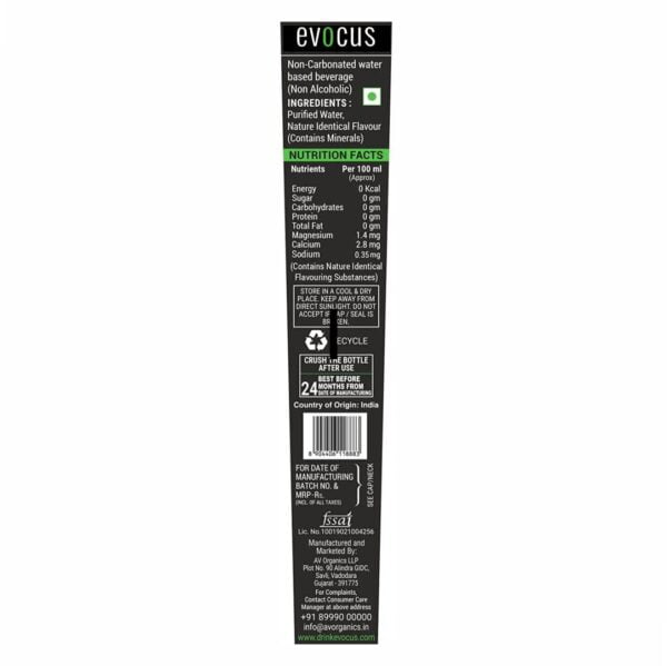 evocus black alkaline drink,Water - COUTURIER DESIGN