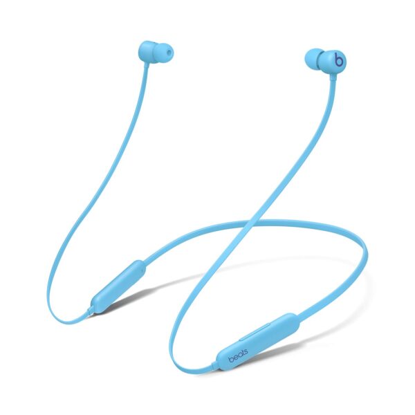 Apple Beats Flex Wireless Earphones W1 Headphone Chip, Magnetic Earbuds, Class 1 Bluetooth, 12 Hours of Listening Time, Built-in Microphone - Blue