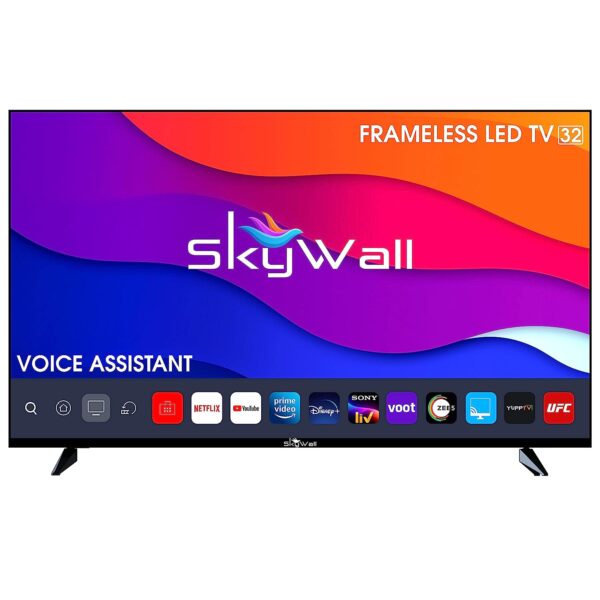 SKYWALL 80cm (32 inches) HD Ready Smart LED TV 32SW-VS (Black)