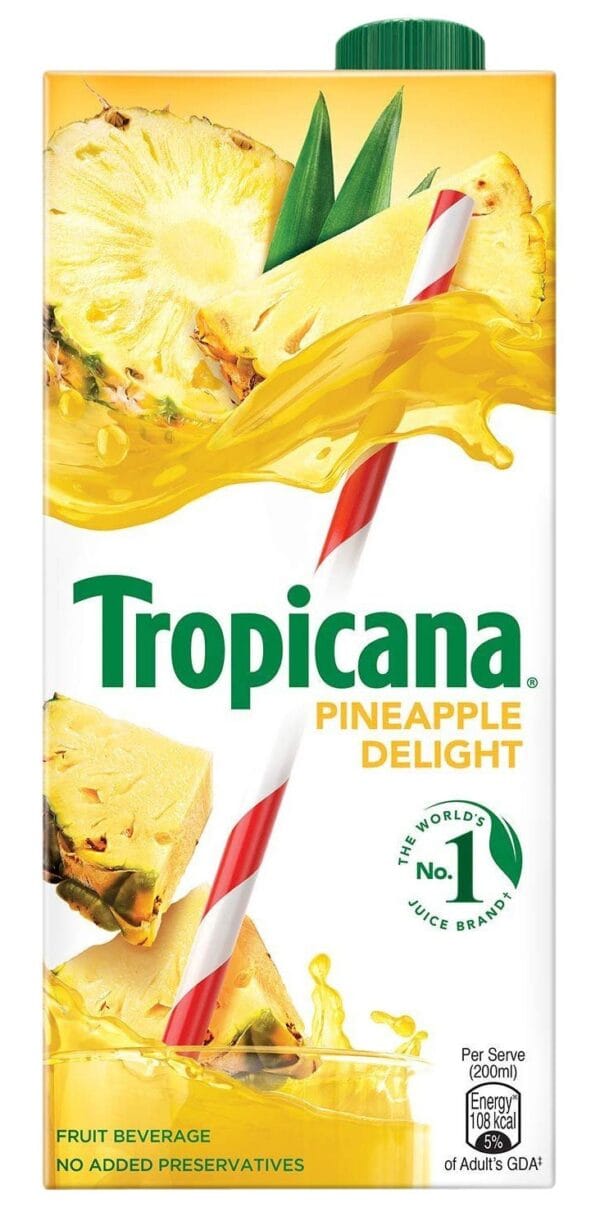 Tropicana Juice - Pineapple Delight , 1Litre