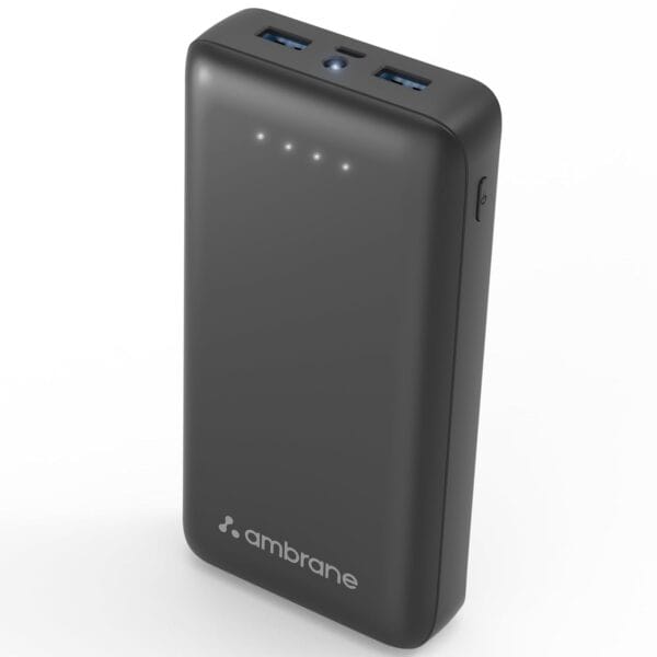 Ambrane 27000mAh Li-Polymer Powerbank with Type C and USB Ports