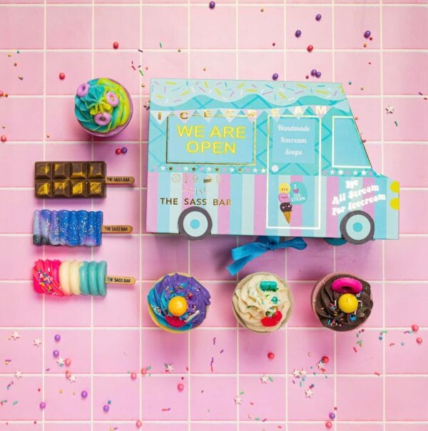 The Sass Bar Handmade Ice-Cream Truck Soap Gift Box