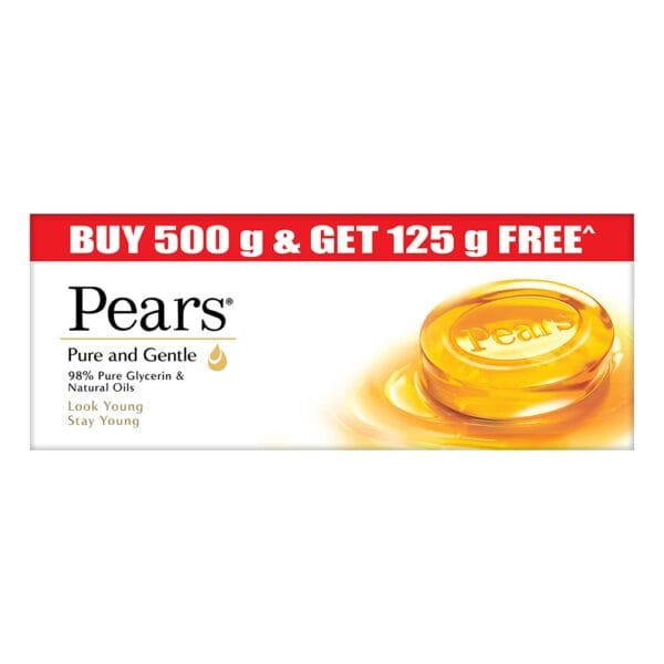 Pears Pure & Gentle Soap Bar (Combo Pack of 5)