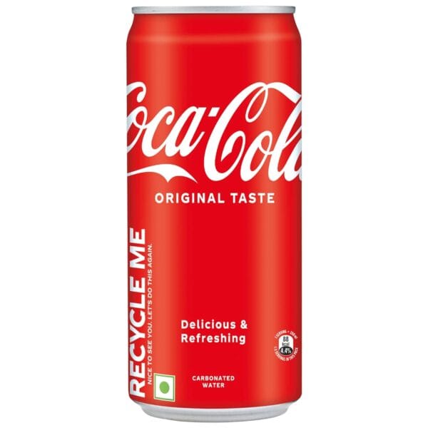 Coca-Cola Soft Drink Can, 300 ml (Pack of 3)