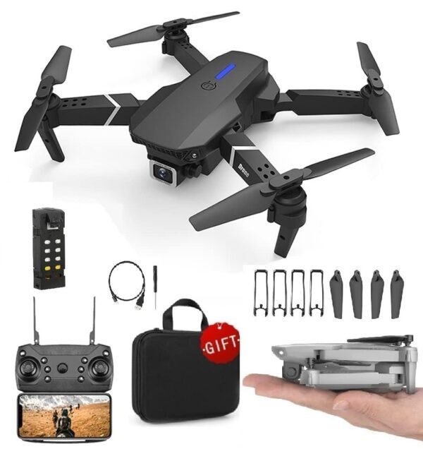 Drone FPV Wifi 1080P 4K HD Camera Wide Angle Pocket Quadcopter APP Control Height Hold Mode