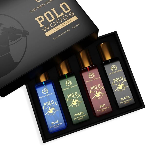 The Man Company Specially Curated Perfume Gift Set for Men 4 * 20ml - POLO WOODS COLLECTION