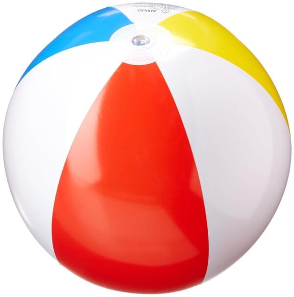 Intex 20" Glossy Beach Ball for Kids, Inflatable Pool