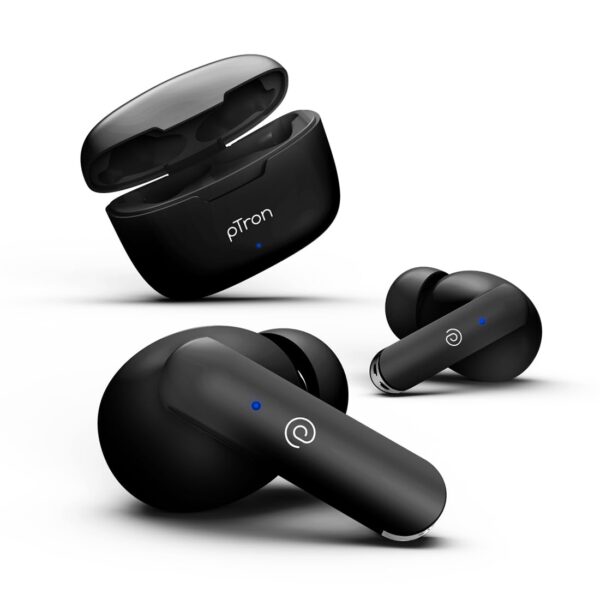 pTron Bassbuds Duo in-Ear Bluetooth 5.1 Wireless Headphones