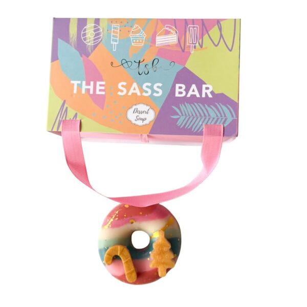 The Sass Bar Christmas Carnival Donut Soap Christmas New Year Gift Hamper