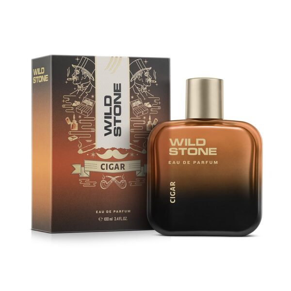 Wild Stone Cigar Eau De Parfum for Men, 100ml , Spicy and Woody Long Lasting Perfume for Men