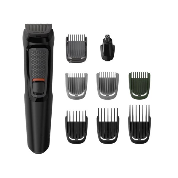 Philips Multi Grooming Kit MG3710/65, 9-in-1 (New Model), Face, Head and Body - All-in-one Trimmer for Men