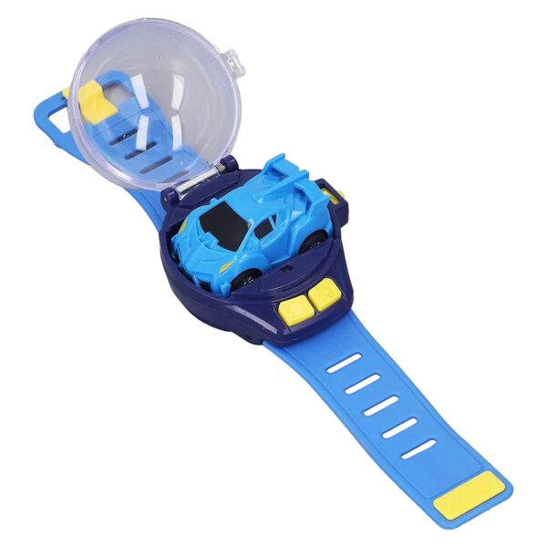 Watch RC Car Toy, IR Cartoon Watch Vehicle Prevent Interference Wearable 2.4G Skin Friendly Strap