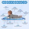 Water Mat for Babies to Play Tummy Time Water Bed for Kids Baby Toys - Age 3 to 12Months (Multicolour) - Image 2