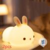 New Year Gift Rabbit Silicone Lamp , Creative Night Light Children's Toys - Image 9