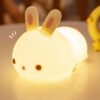 New Year Gift Rabbit Silicone Lamp , Creative Night Light Children's Toys - Image 6