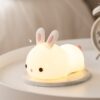 New Year Gift Rabbit Silicone Lamp , Creative Night Light Children's Toys