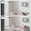 Invisible Retractable Clothesline Indoor Punch - Image 7