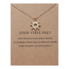 Paper Card Animal Necklace Series Hummingbird Necklace For Women - Image 9