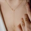 Fashion Simple Moon Star Necklace for Women