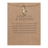 Paper Card Animal Necklace Series Hummingbird Necklace For Women - Image 10