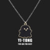 Black And White Ghost Necklace Halloween Gift - Pendant for Women - Image 6